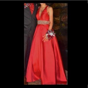 Red prom dress